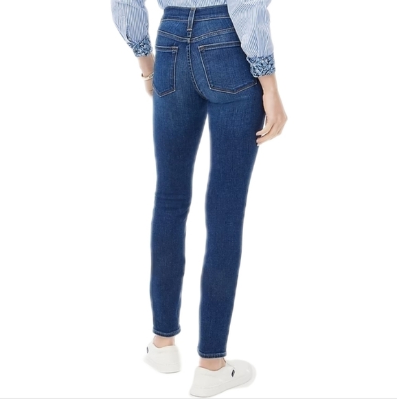 J Crew Factory skinny jean signature stretch Perfect Blue wash size 27 NWT AL013 - Picture 2 of 9